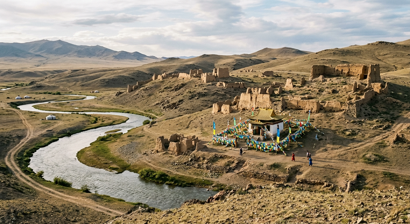 Day 6: Ruins on the river — Ongi Monastery