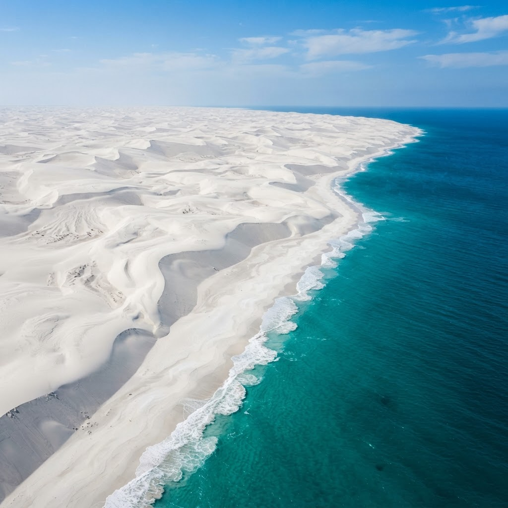 Day 5: The long coast south — Sugar Dunes
