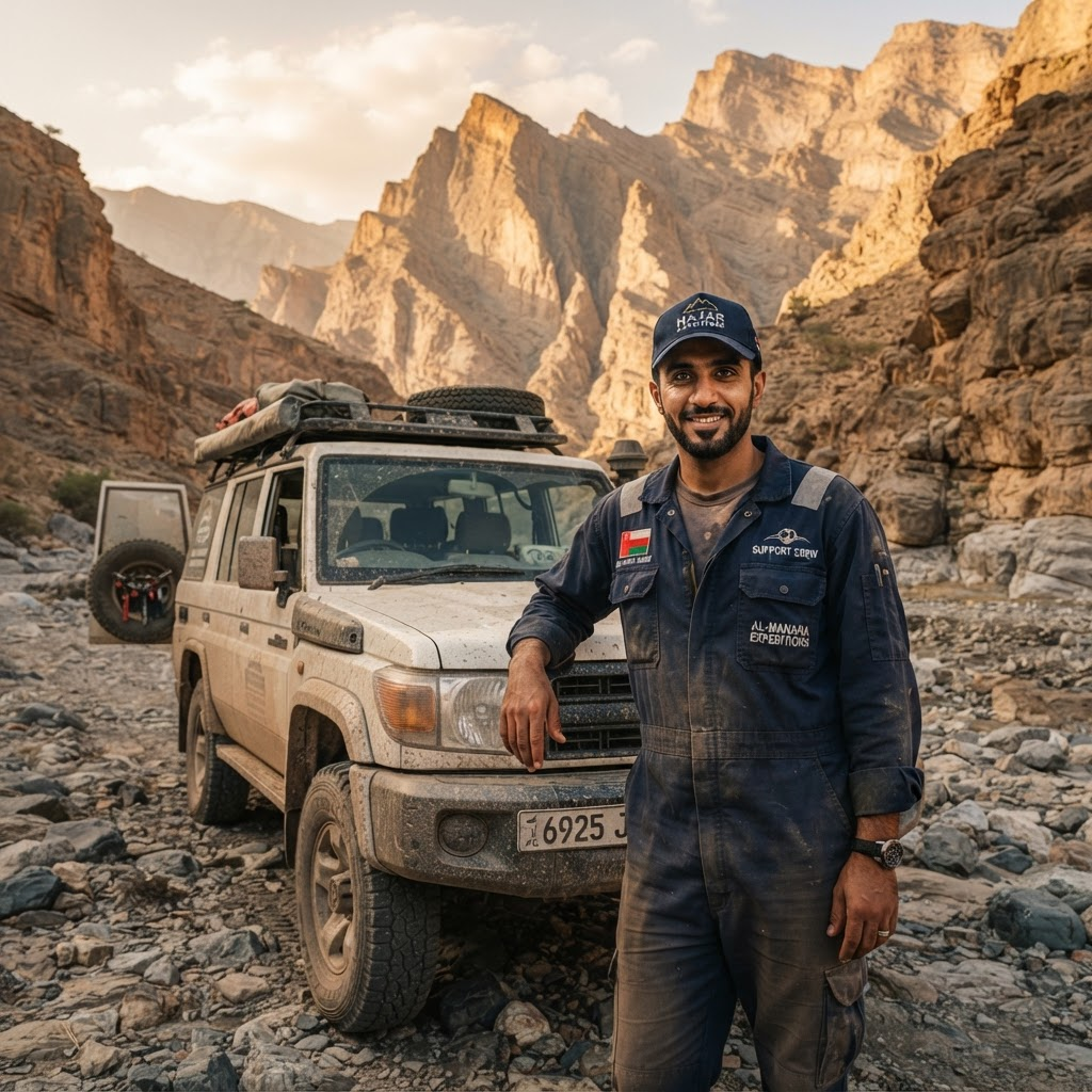 Khalid, Support Driver & Mechanic
