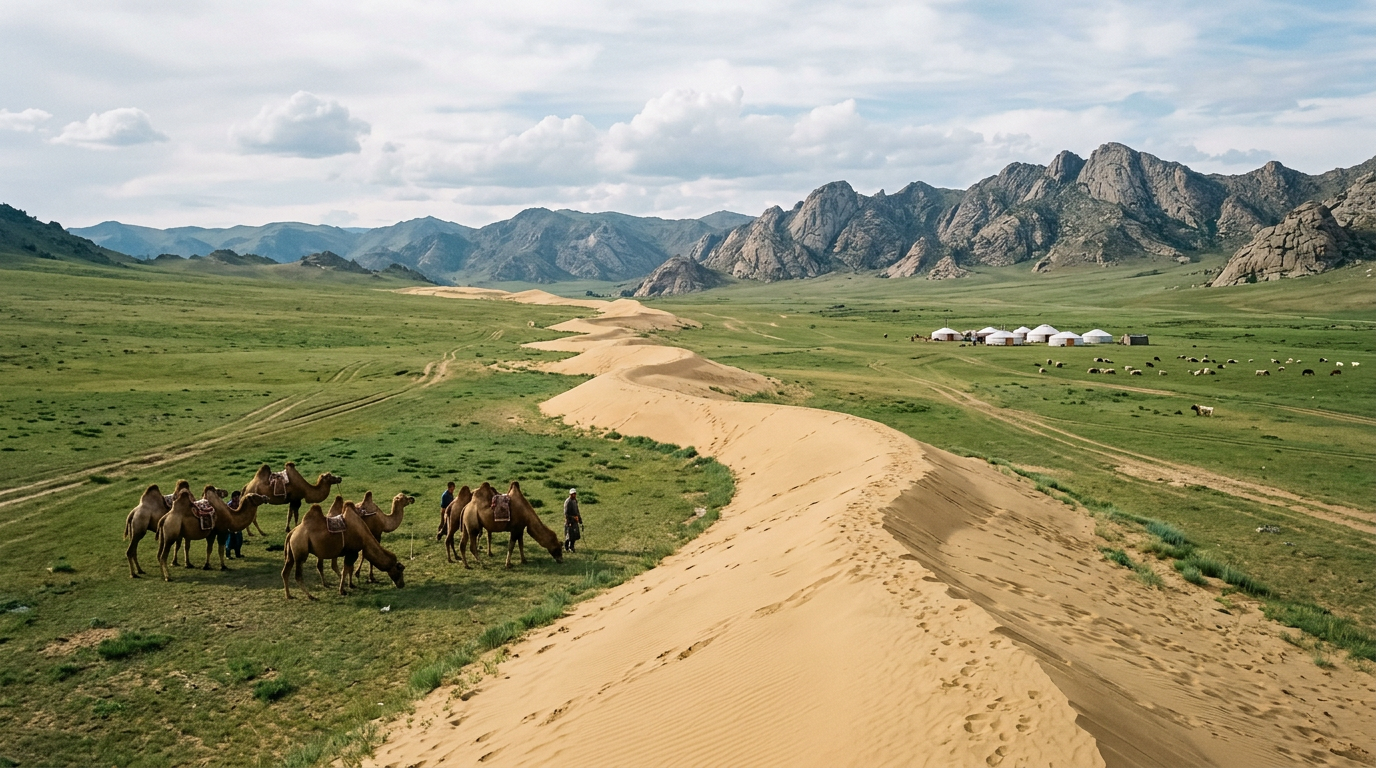 Day 7: North to the dunes of the steppe